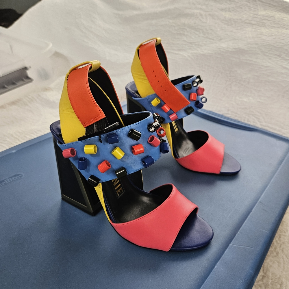 KAT MACONIE Multicolor Heels - RARE - Picture 2 of 3